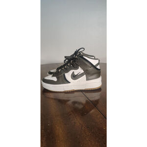 Nike Dunk High Up Medium Olive Shoes Womens Size 7.5 Green White DH3718-103